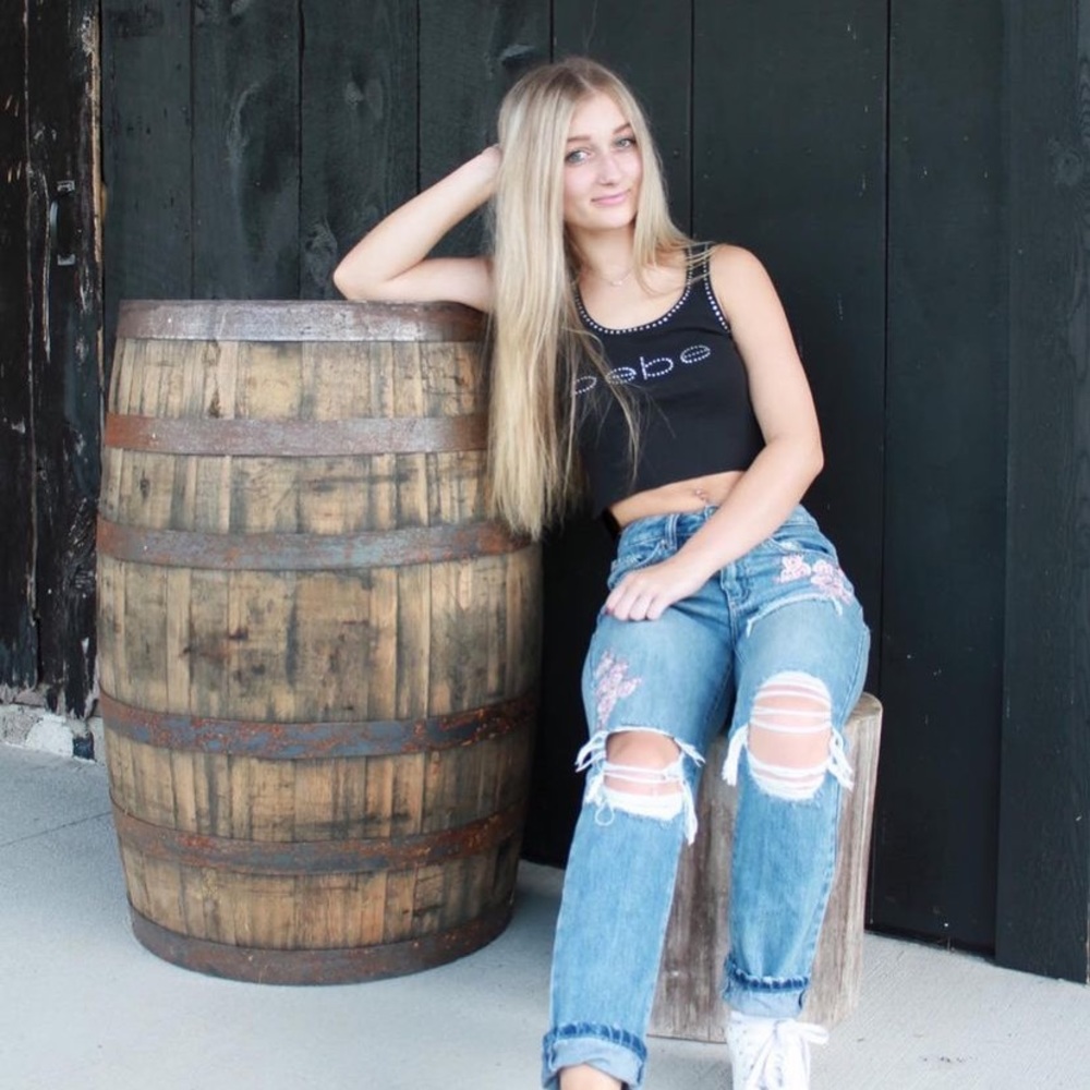 BEBE CROPPED TANK